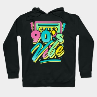 90s Vibe Vintage Retro Costume Party Nineties Men's Women's Hoodie